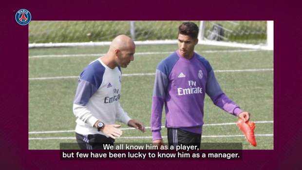 Hakimi on his relationship with Zidane